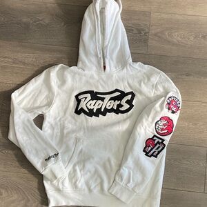 Mitchell & Ness White Raptors Hoodie